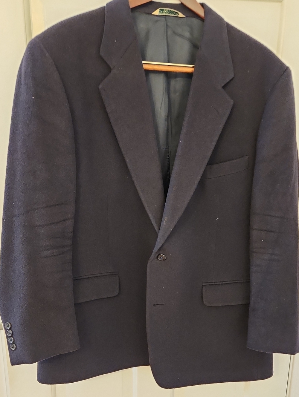 Evan Picone Dark Navy Wool Sport Coat